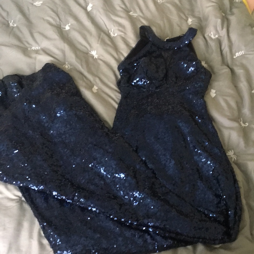 Morgan & Co Sparkly Prom Dress